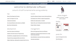 Desktop Screenshot of deliberate-software.com
